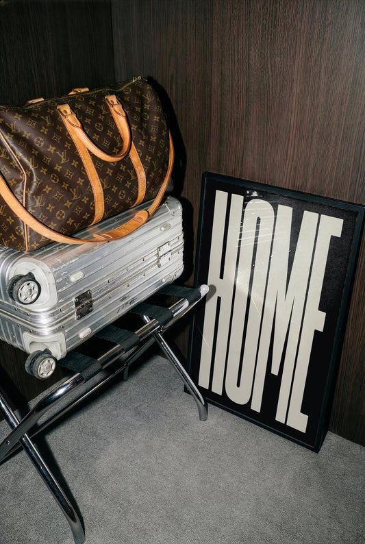 Minimalist HOME Typography Print | Minimalist Wall Art Print | A5 A4 A3 Unframed Poster